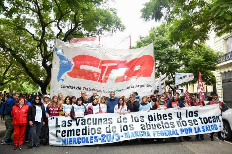 MARCHA FEDERAL CONTRA EL AJUSTE DE MILEI EN SALUD