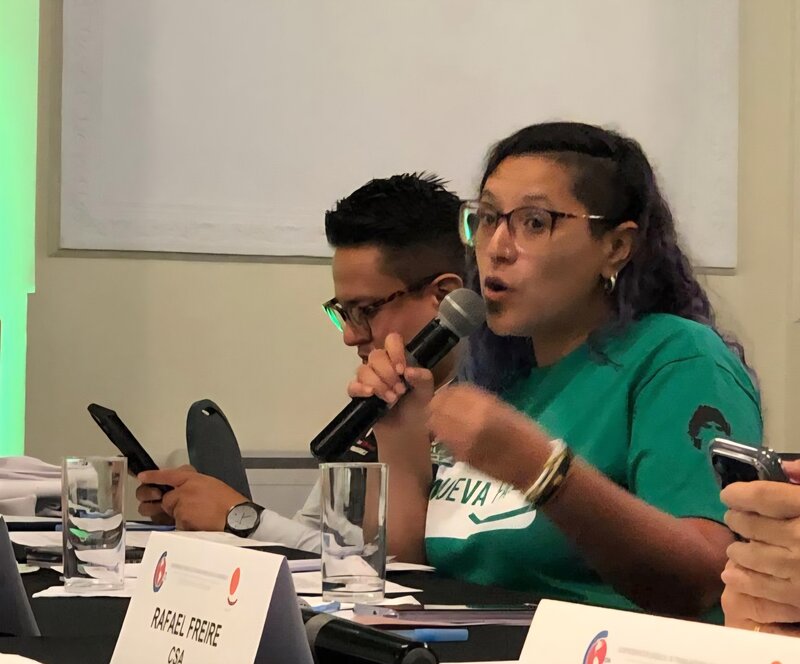 LA JUVENTUD TRABAJADORA DE LAS AMÉRICAS ESTÁ EN MOVIMIENTO